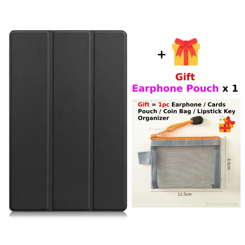 Tri-fold Stand Magnetic Wake/Sleep PU Leather Tablet Cover, 11''
