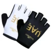 2025 Cycling Gloves Gold UAE Team Half Finger Bicycle GLOVES Men Women Ropa Cyclismo Pro Mtb Mittens Road Bike Gloves 1
