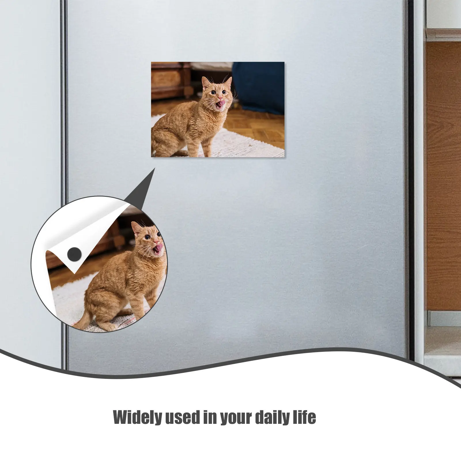 100개 소형 원형 디스크 자석 고무 자석 접착식 뒷면 부착재, 공예, 사무실 보드, 냉장고, 과학 실험용