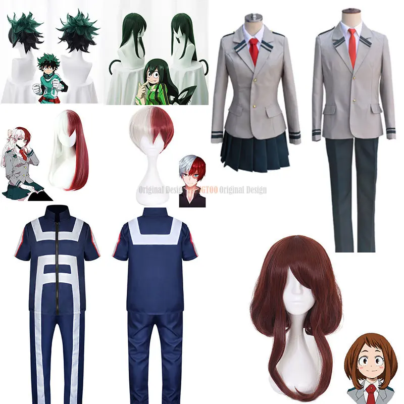 

Boku No Hero Academia My Hero Academia All Roles Gym Suit High School Uniform Sports Wear Outfit Anime Cosplay Costumes