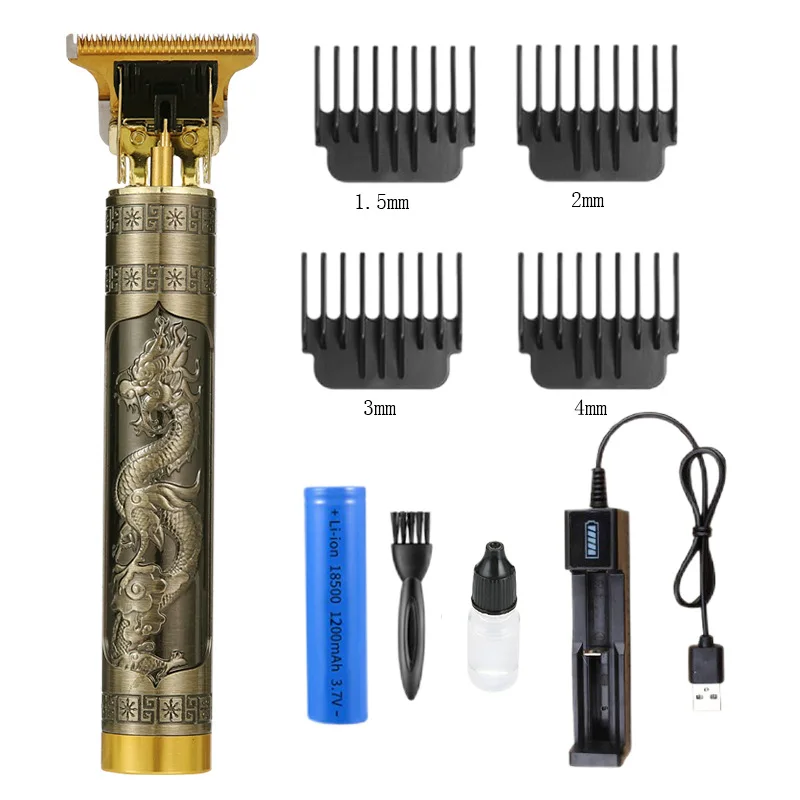 Finishing Fading Blending Professional Hair Trimmer for Men Pro Beard Trimmer Electric Hair Clipper Lithium Hair Cutting Machine