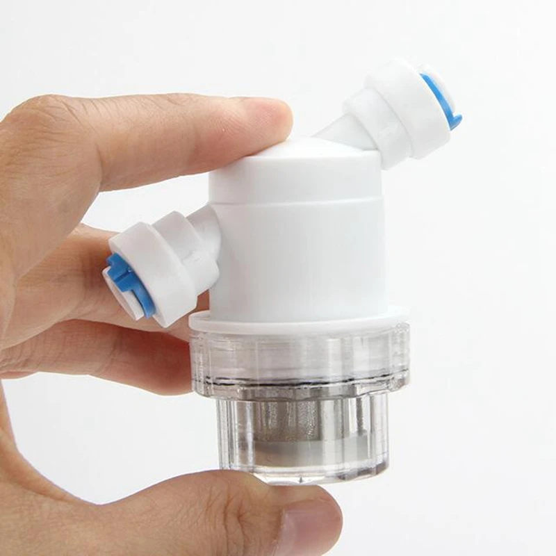 1/4inch Water Purifier Micro Filter Front Stainless Steel Mesh Sediment Particle Filter Removable and Washable