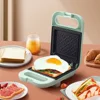Electric Sandwich Maker Bread Presser with Non-Stick Coating Egg Omelette Pan Light Food Making Machine for Meat Beef Omelette 2