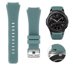 22mm Universal Silicone Watch Band - Premium Strap - 22mm Watch Strap (Pine needle green)