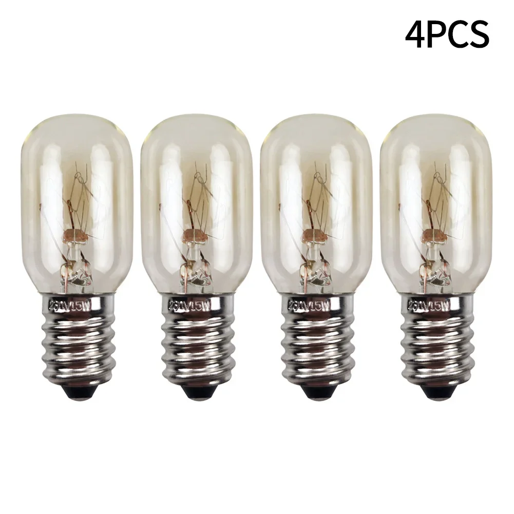 E14 Salt Lamp Globe Bulb 4/8/1pcs 15W Light Bulbs 240V Refrigerator Oven Vintage Incandescent Replacement Bulbs salt lamp bulb