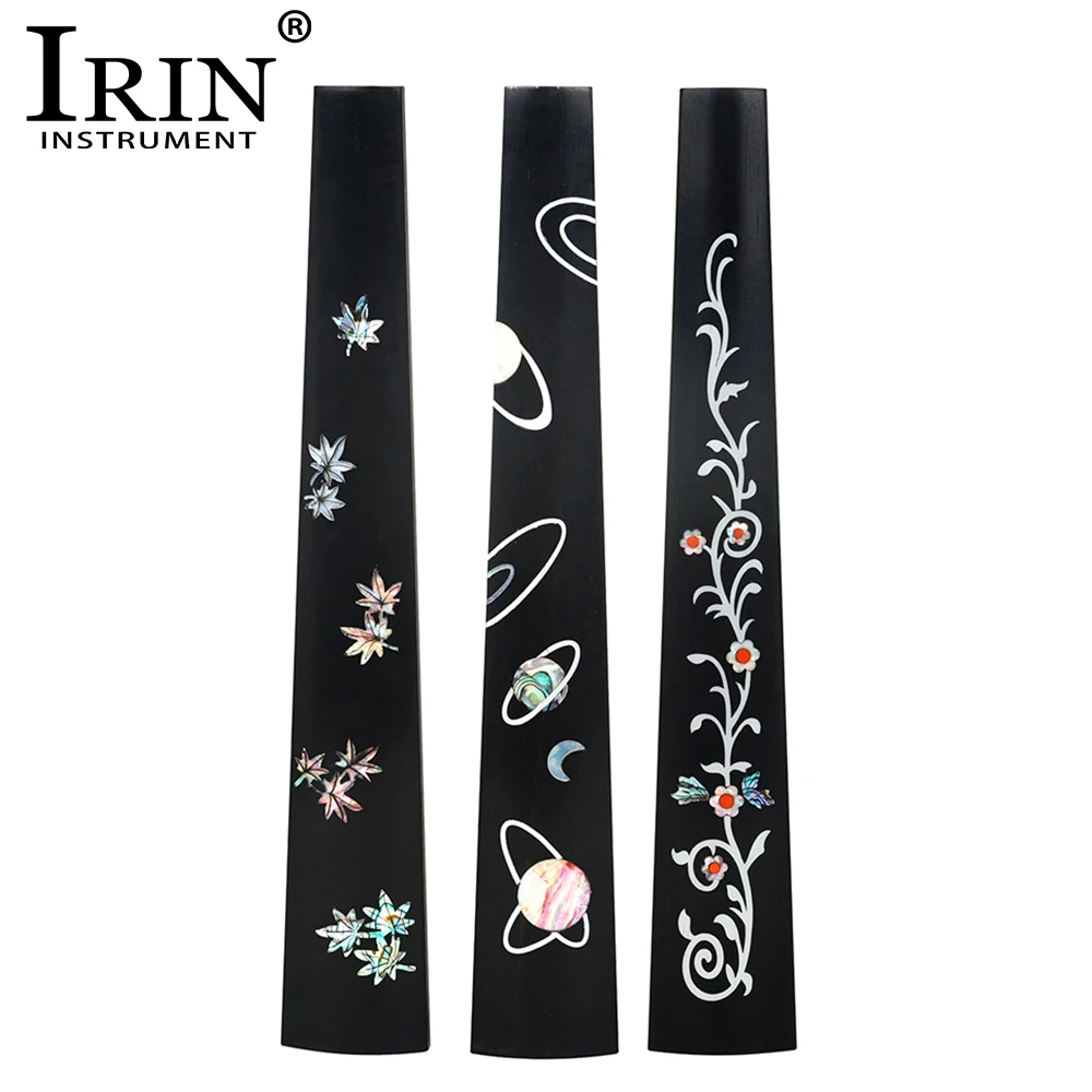 IRIN 4/4 Violin Fingerboard Ebony Fingerboard Black Colored Pattern Violin Fingerboard Stringed Instrument Parts & Accessories