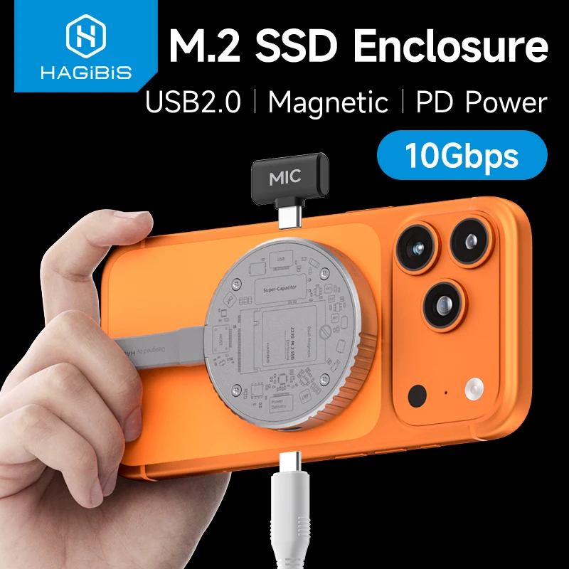 Hagibis Magnetic M.2 SSD Enclosure