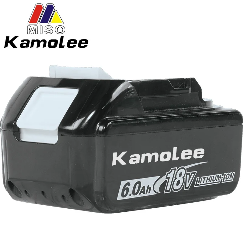 Kamolee 18V 6000mAh akumulator litowo-jonowy BL1860 wiertarka ręczna narzędzia akumulatorowe wsparcie Makita/Kamolee narzędzia