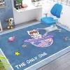 Children's Cartoon Rugs Spaceman Animation Carpets for Living Room Fashion Non-slip Bedroom Study Rug Children's Room Soft Mat 4