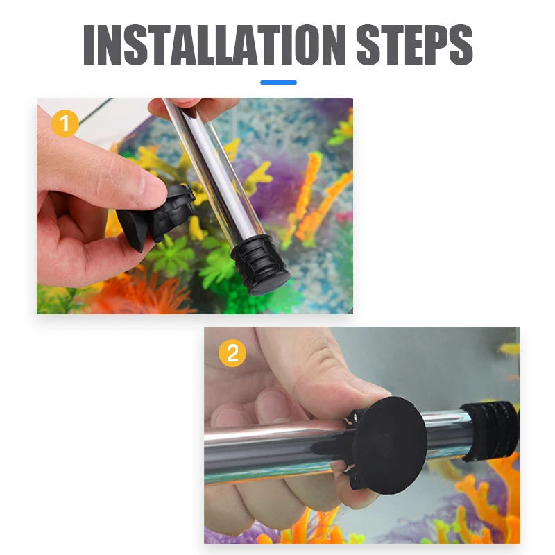 Aquarium Light LED Plant Grow Lamp Waterproof Fish Tank Light 18-58CM Underwater Aquariums Decor Lighting 90-260V 5730chip 5