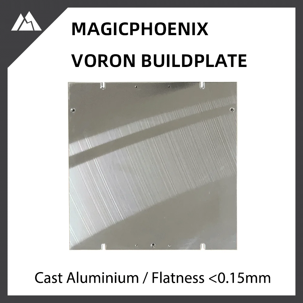 Voron Trident 2.4 Buildplate Placa de Alumínio Fundido Plana