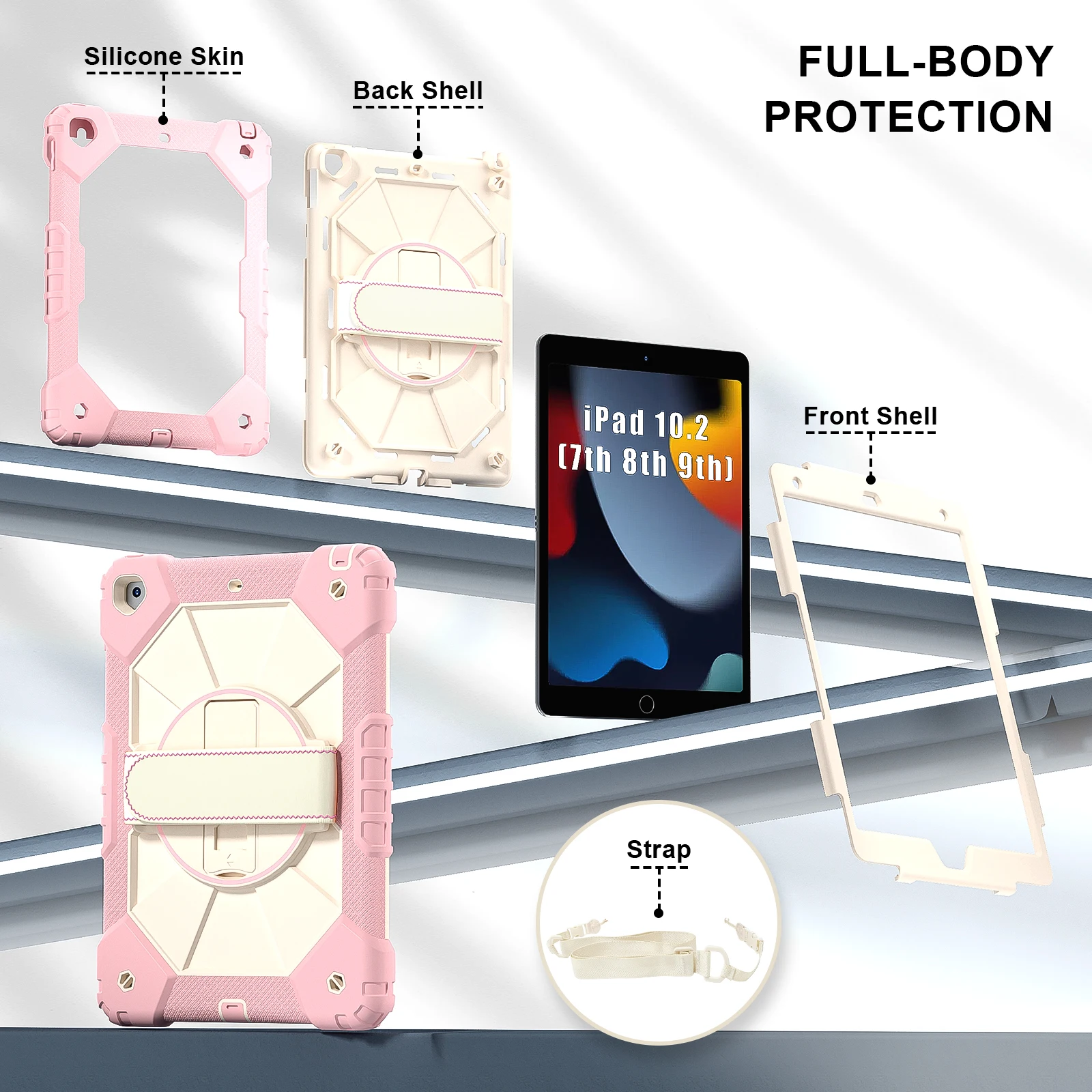 Heavy Duty Protective Armor Case For Ipad 7th 8th 9th Generation_voghion.com