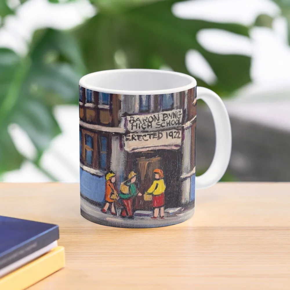 

BARON BYNG HIGH SCHOOL MONTREAL CITY SCENE Coffee Mug Espresso Cups Thermal Cups For Mug