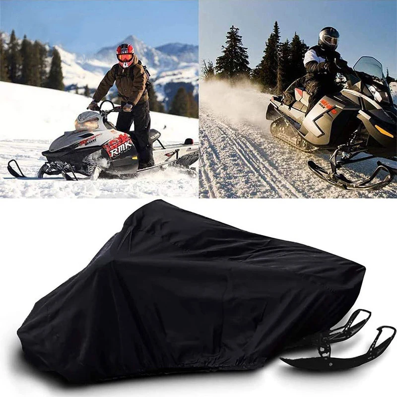 Winter Schneemobil Motorrad Staub Abdeckung Motorrad Universal Schutz Liefert Anhängerbare Schlitten Abdeckung Lagerung Wasserdichte Tuch – Detail 5