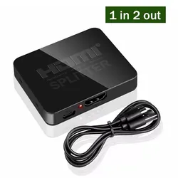 Ultra HD 4K HDMI Splitter with 4 - Port Output (1 in 2 out)