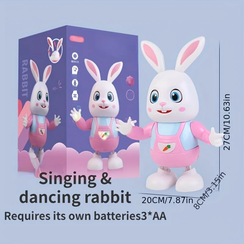 New Electric Bunny Singing Dancing Twisting Toys Buy Your Own Batteries 3*AA