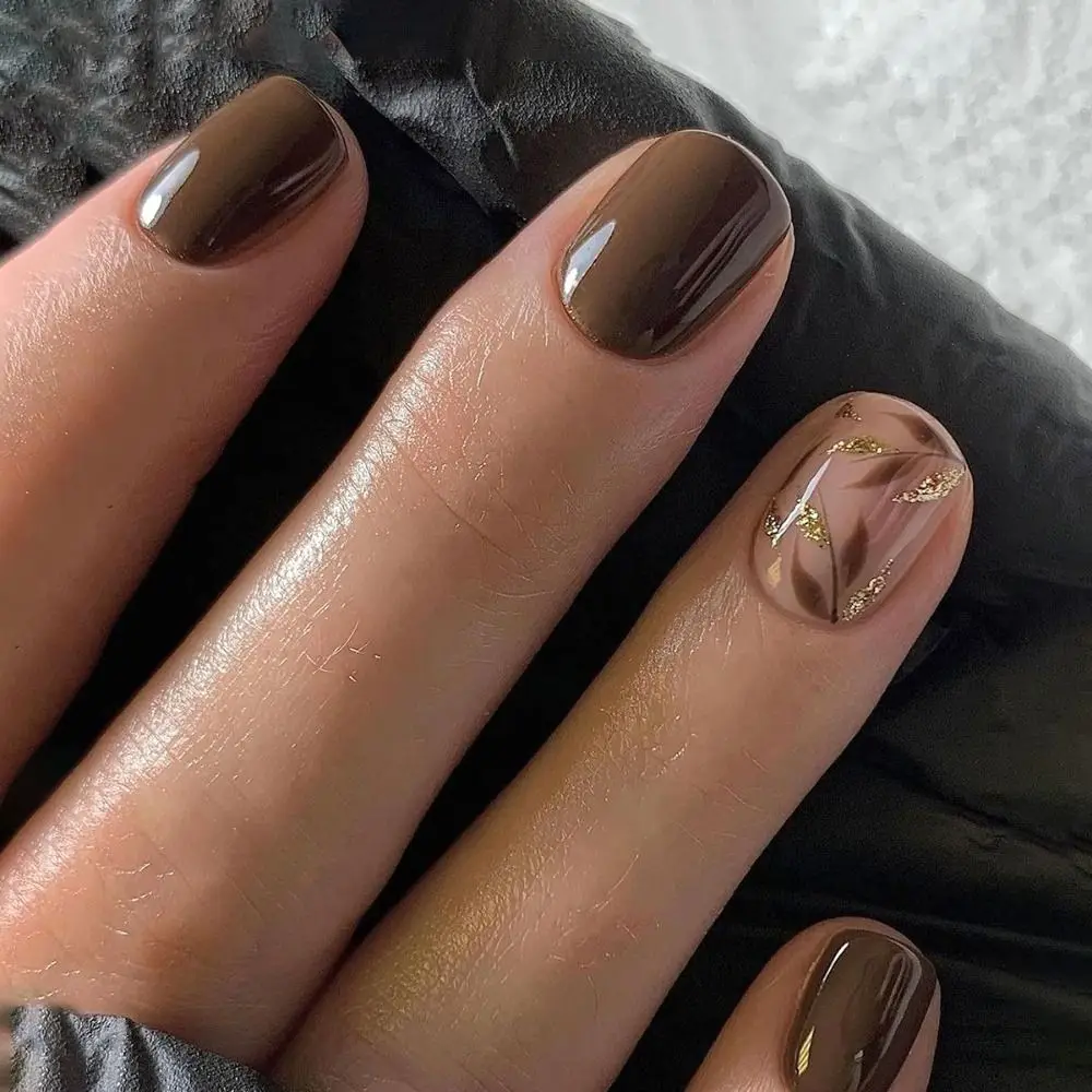 Fake Nails French Nails Nail Tips False Nails False Nail Tips 24pcs Short Round
