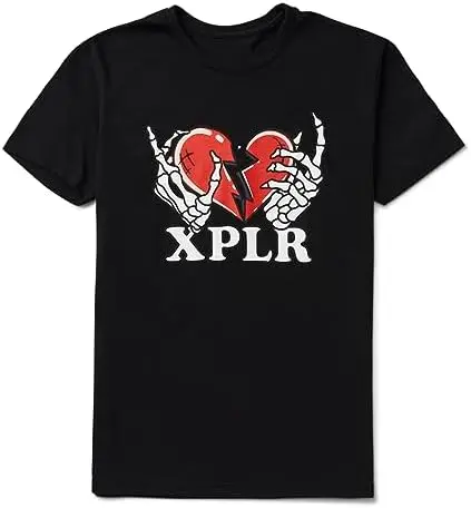 

DGSGSWTT XPLR Heartbreak Merch Fashion T-Shirt Short Sleeved Unisex Casual Tee