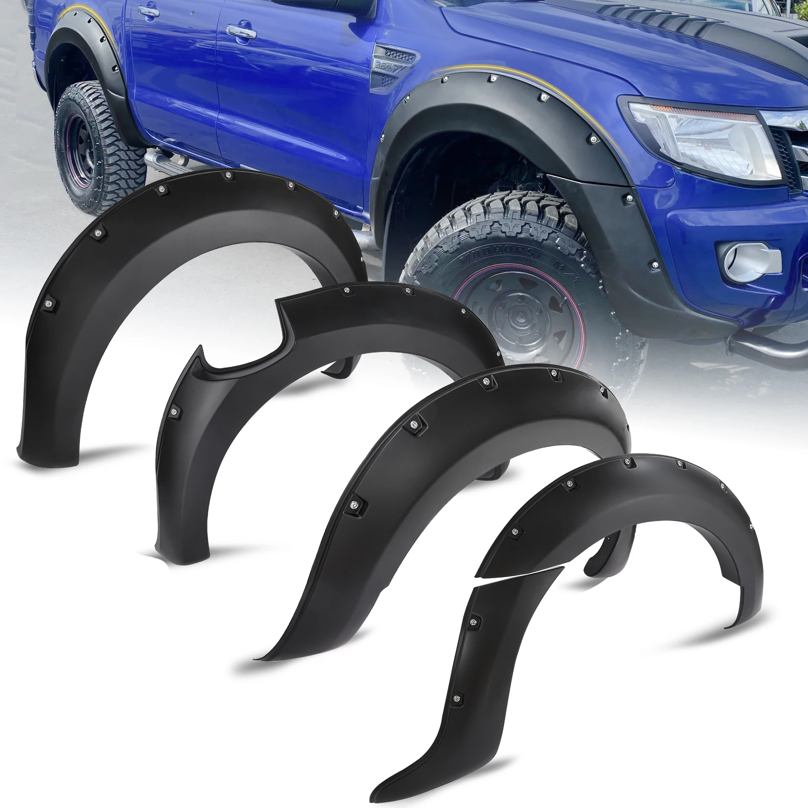 Garde-boue avant gauche simple pour Ford RangerXlt Ltd Xls Xl 2015