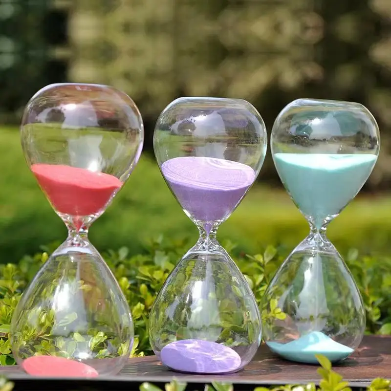 60 Minuten Zandloper Timer Huisdecoratie Glas Timer Decoratie Woonaccessoires Zand Klok Kleurrijk Zandglas Eenvoudig Modern