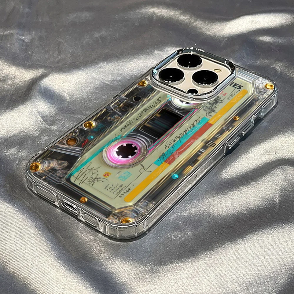 Retro Cassette Tape Inspired Creative Phone Case