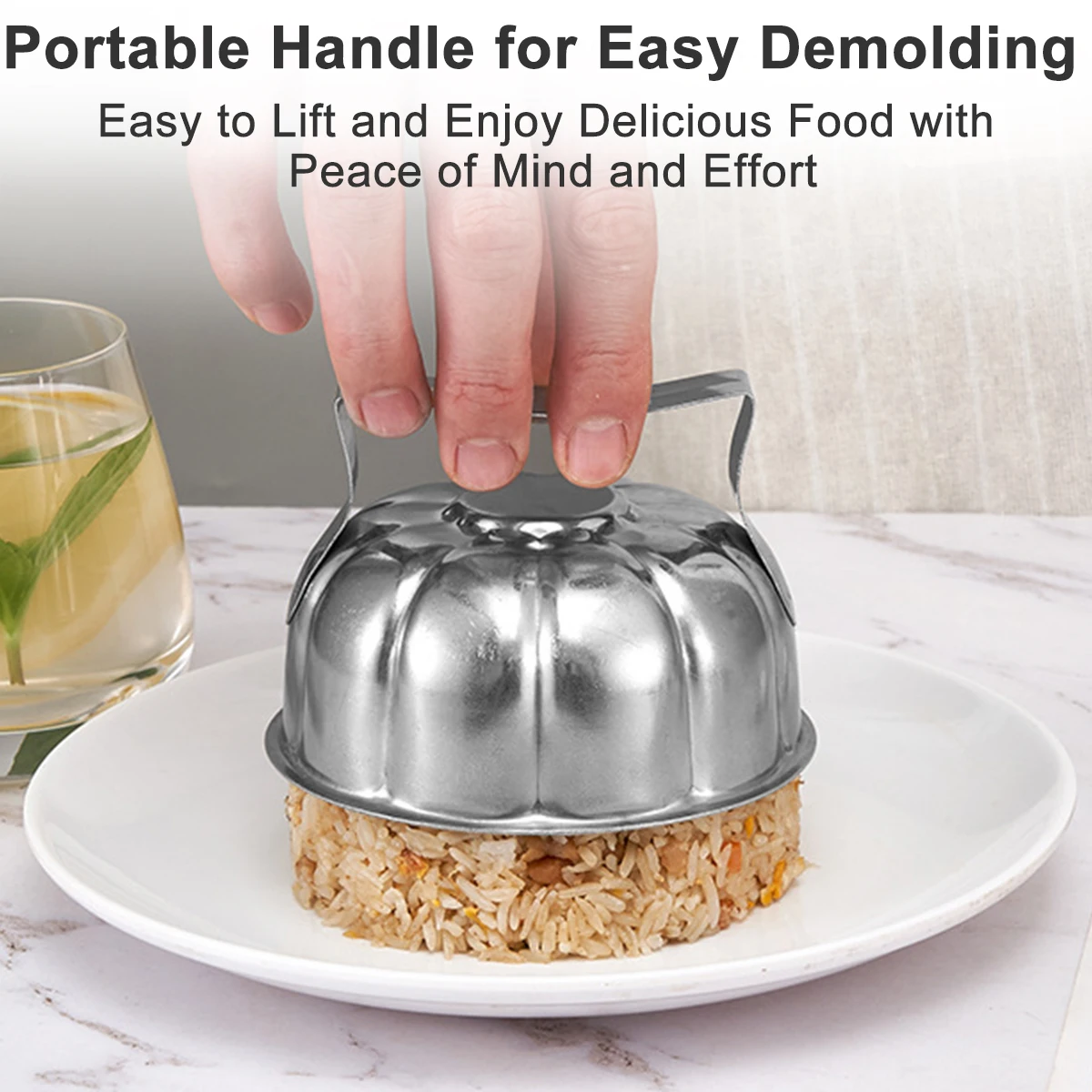 Omurice Mold Japanese-Style 304 Stainless Steel Boat-Shaped Egg-Wrapped Rice Mold DIY Sushi Making Kitchen Gadgets