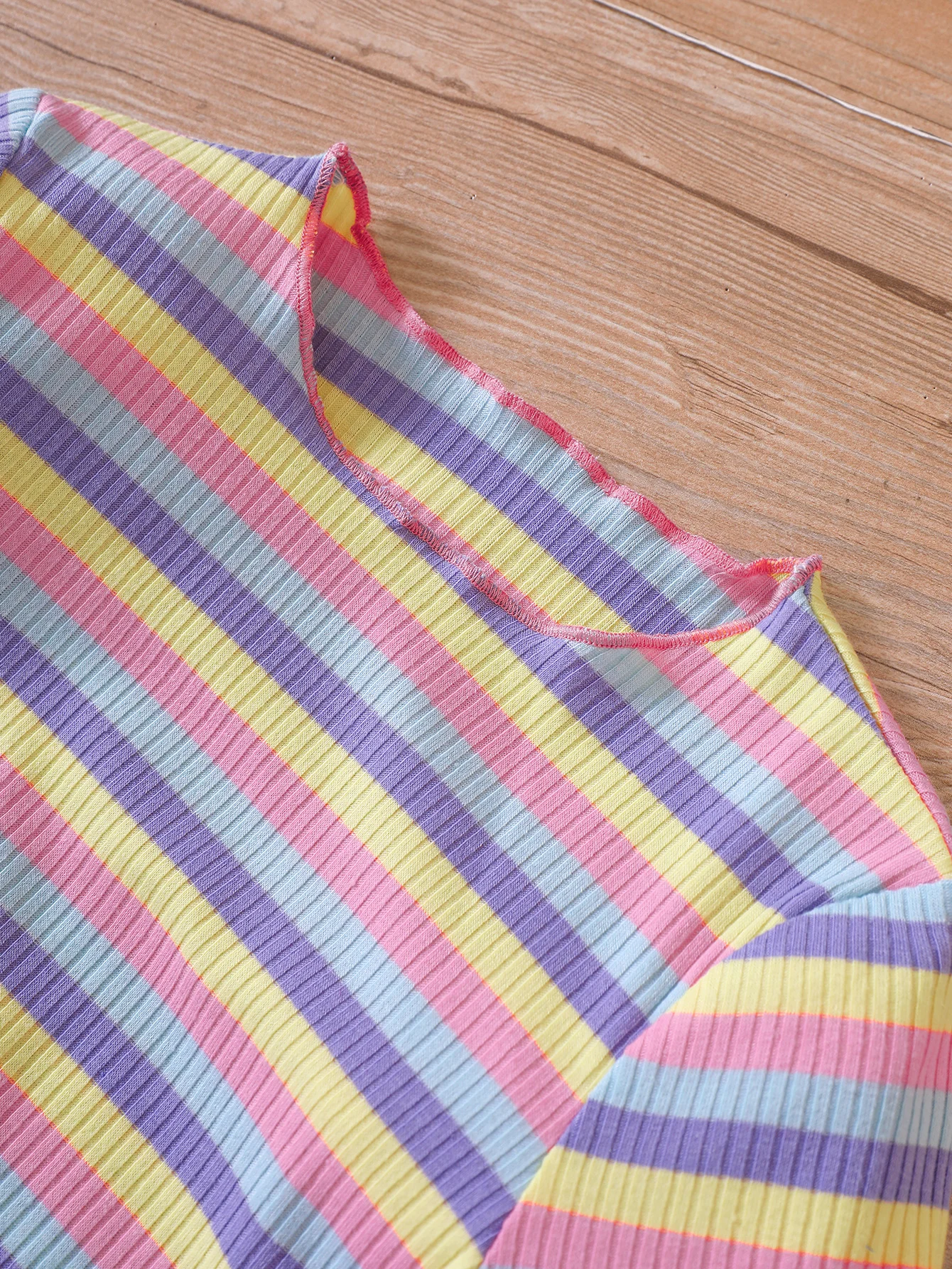 Kids Shirts Spring And Autumn Girls Long Sleeved Striped
