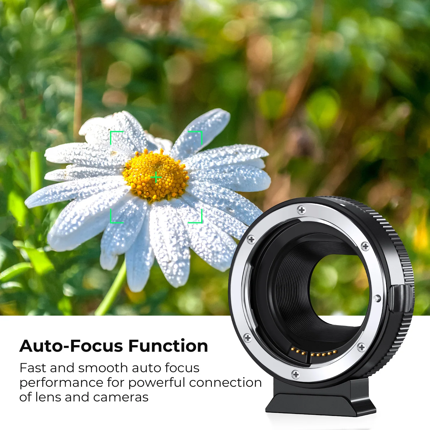 7artisans Adattatore Obiettivo Autofocus EF-EOS M - Compatibile Con Canon EF/EF-M Lenti E Mirrorless Canon M