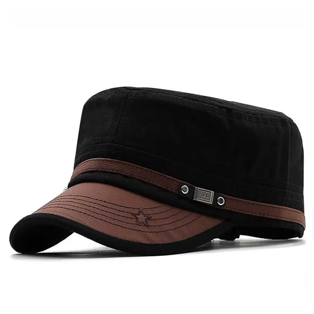 Baseball Cap Flat Cap Flat Vintage Cap Casual Cadet Hat Man Flat Top Caps Fashion Cotton Visor Hats Summer Autumn Vintage Casual Hats Adult Dad Hat Unisex