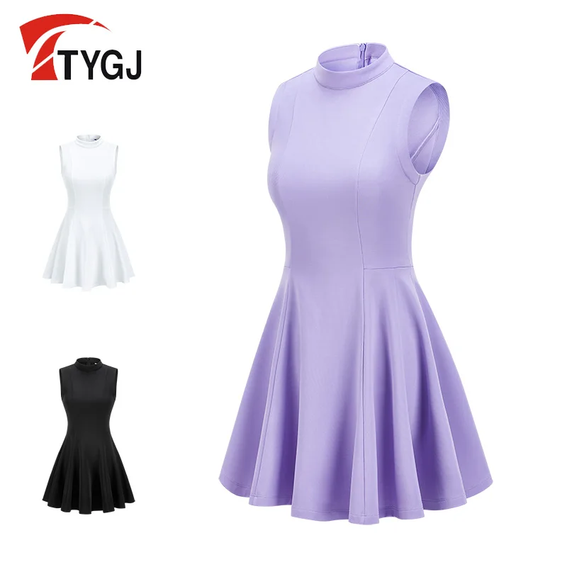 Women Golf Clothing Solid Color Lapel Short Sleeved T-shirt Quick Drying Slim Fit Sports Top Summer women golf clothing