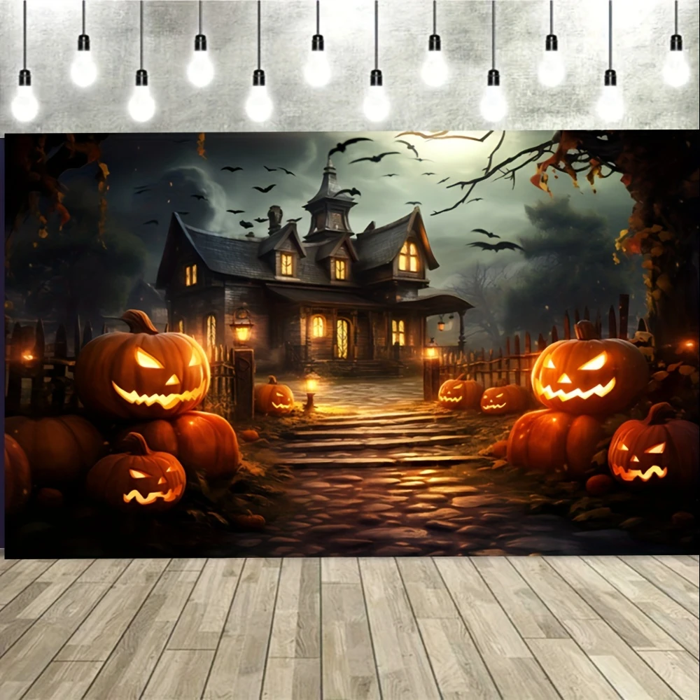 Party Supplies Halloween Party Decoration Photo Banner Photography Background Photo Props