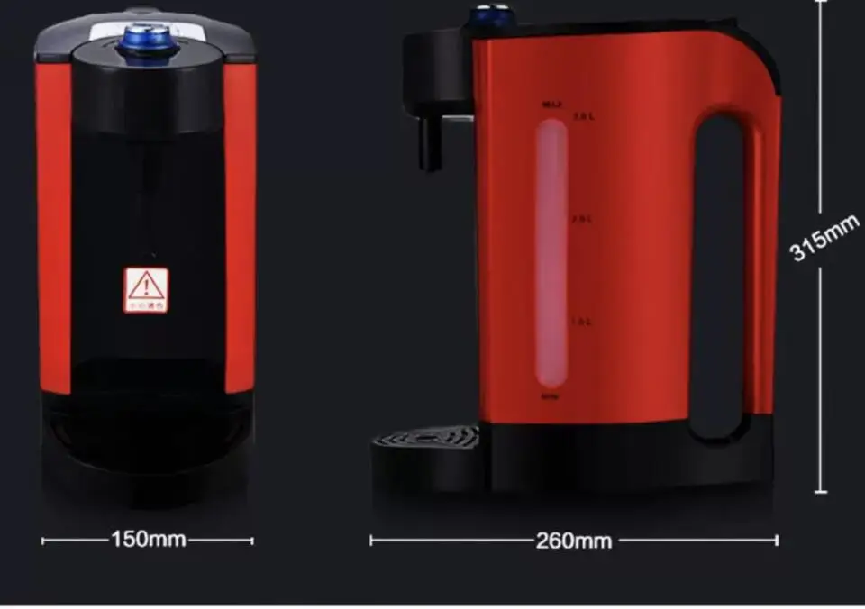 220V 2200W instant single hot water heater or 2 seconds hot water boiler  with 3L water tank - AliExpress