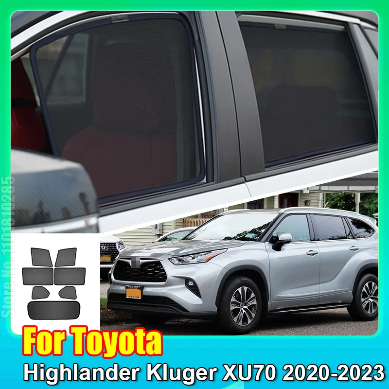ForToyotaHighlanderKLUGERXU7020202023CarWindowSunShadeShieldFrontWindshieldRear