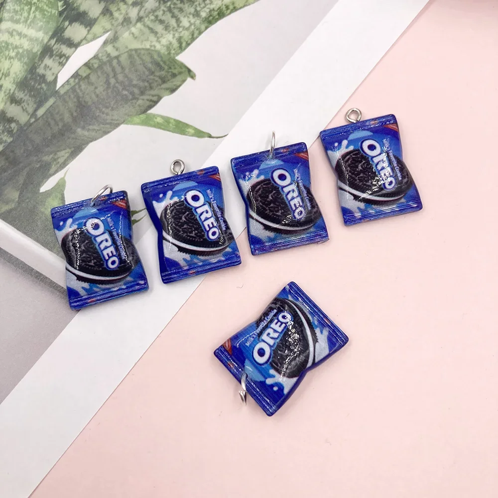 

20Pcs simulation cute resin candy charms pendants for bracelets necklace earrings jewelry making flat back Resin cabochon