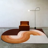 Special-Shaped Thickened Carpet, Irregular Carpet, Living Room, Sofa, Coffee Table, Bedroom, Bedside, Home Decoration, Plush Rug 1