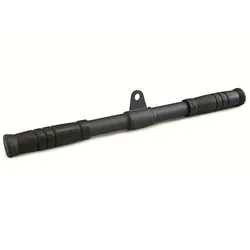Rotating Straight Bar Cable Attachment for Home Gym Fitness Workouts (Black)