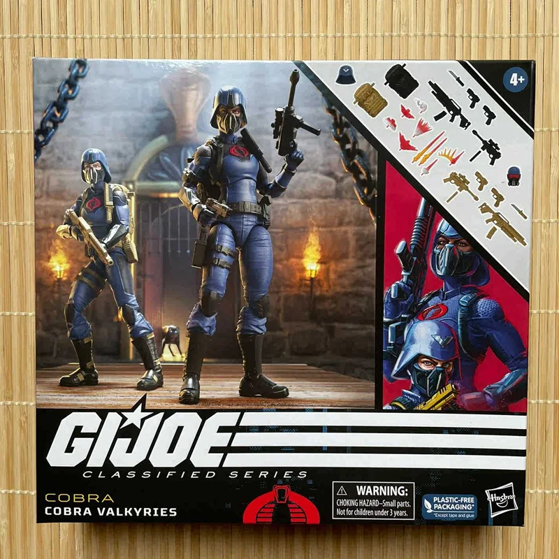 

Anime G.I. Joe Classified Series Figure 6" 068 Cobra Valkyrie Officer Trooper 2-Pack Action Figure Model Toy Hobby Gift
