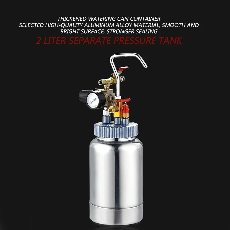 2L Separate Pressure Bucket Water-in-water Colorful Paint Spray Gun Thickened Spray Can Container Paint Pressure Bucket