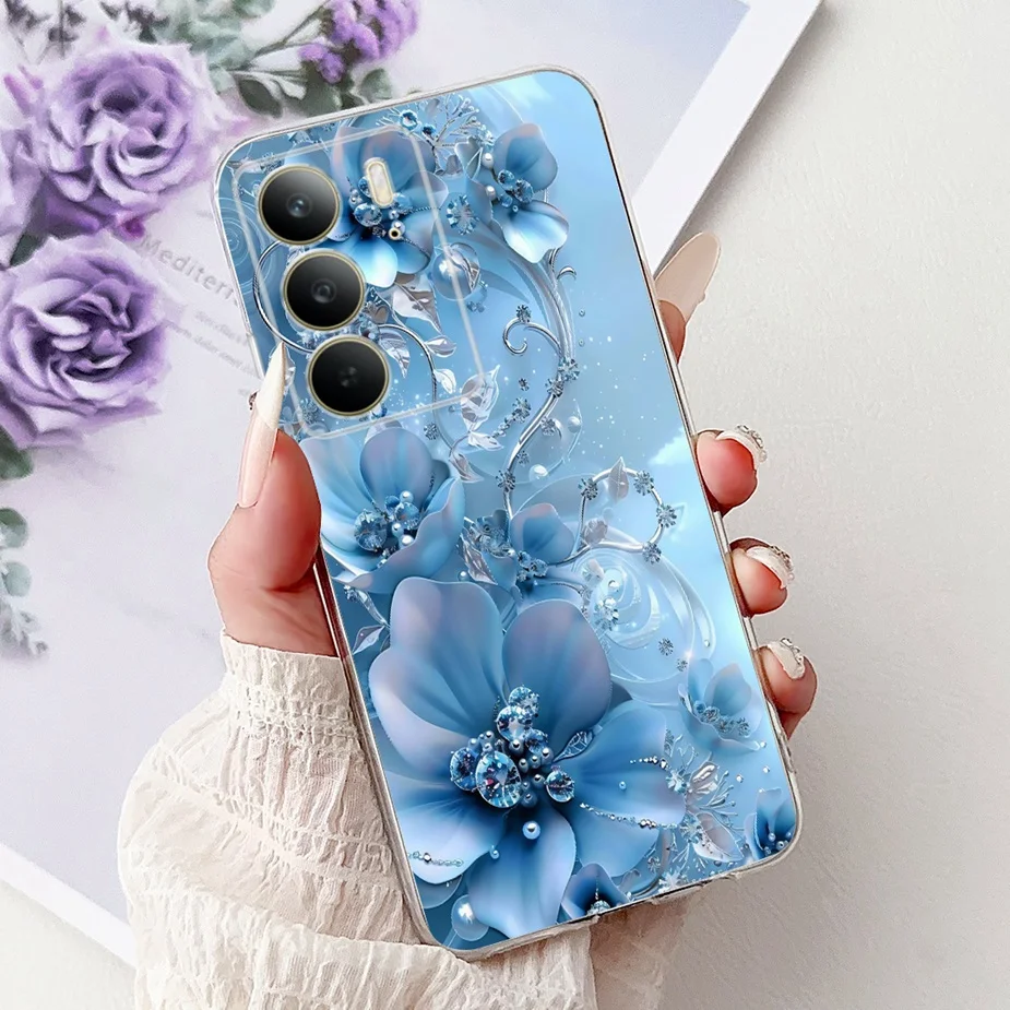 Stylish Painted Soft Silicone Phone Case - Back Cover Bags for Smartphone Protection