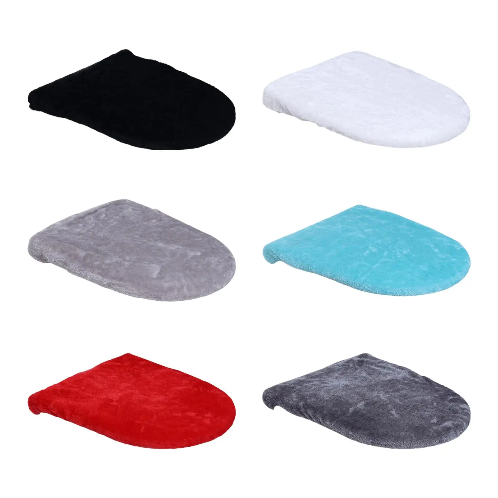 Toilet Lid Seat Cover Toilet Seat Mat Lightweight Washable Seat Cushion Absorbent for Bathroom Traveling Apartment Bar