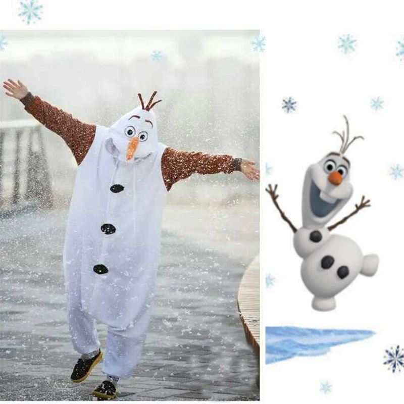 kanker Veroveraar fossiel Costume Olaf Snowman Adult | Adult Olaf Onesie Pajamas | Olaf Costume Adult  Size - Anime - Aliexpress