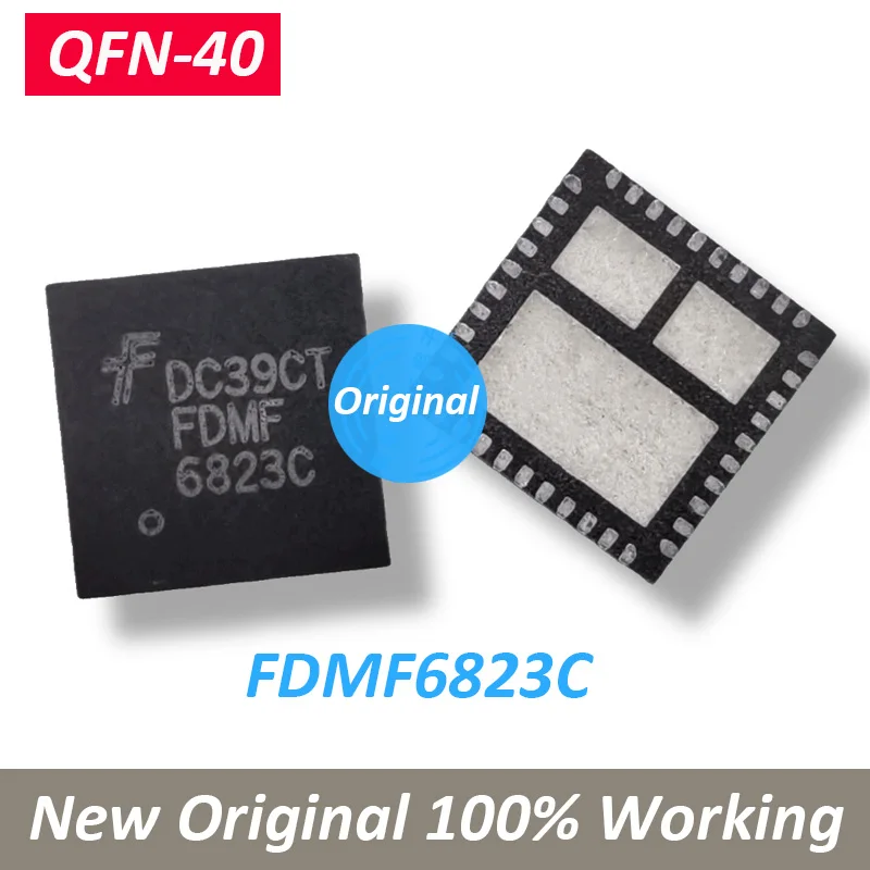 

(2piece)/lot 100% New FDMF6823C 6823C QFN-40 Chipset