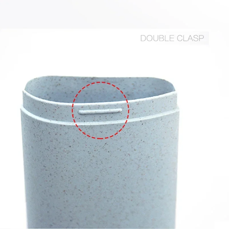 Portable ToothBrush Storage Box with Cover for Outdoor Travel Trip Camping PP Wheat Straw PP Eco-friendly Bathroom Accessories toothbrush case toothbrush storage box