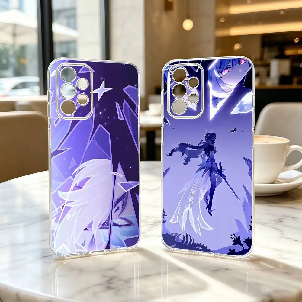 Genshin Impact Skirk Transparent Silicone Soft Phone Case