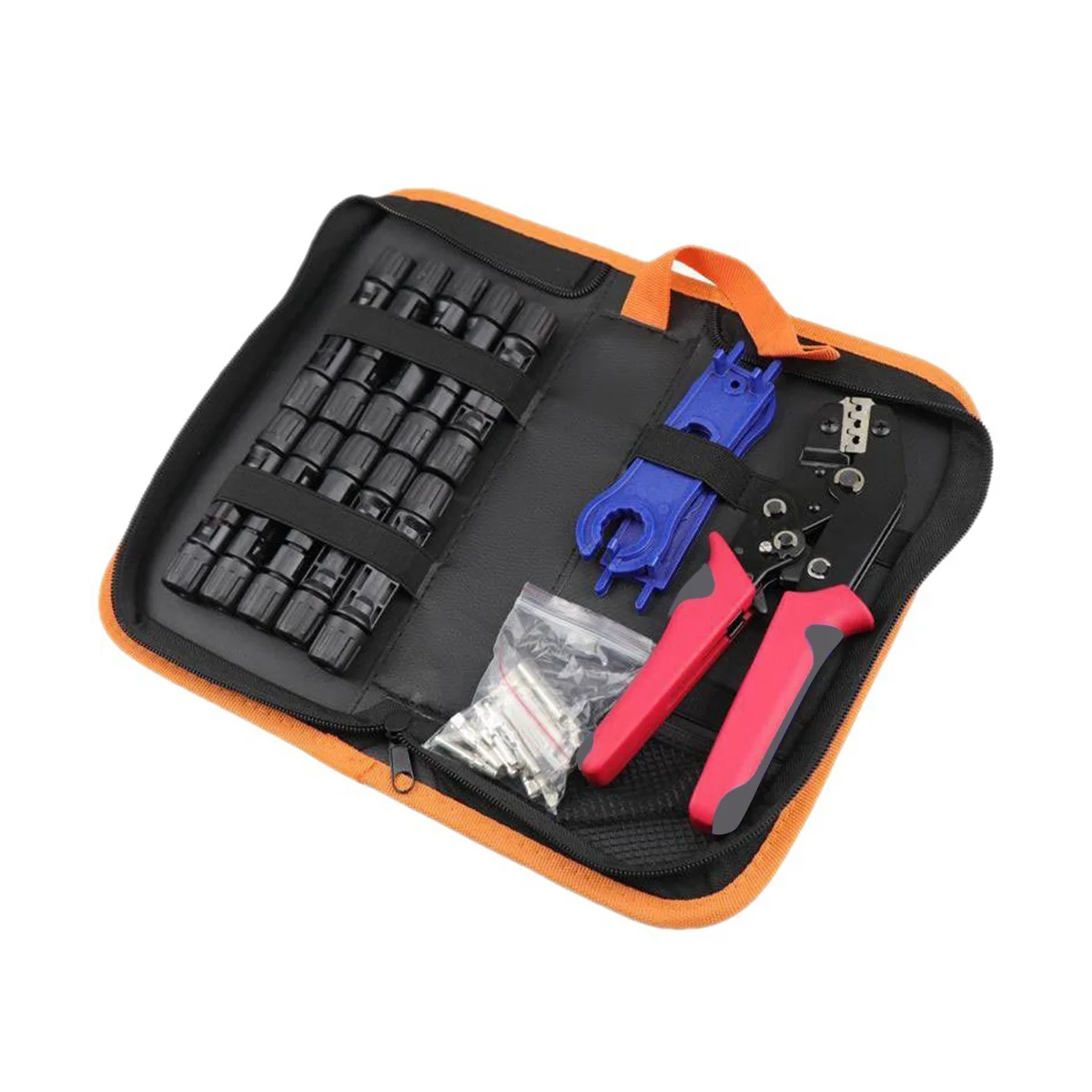 

SN-2546B Connector Terminal Crimping Pliers Solar Photovoltaic Crimping Tool Complete Accessories Combination Set