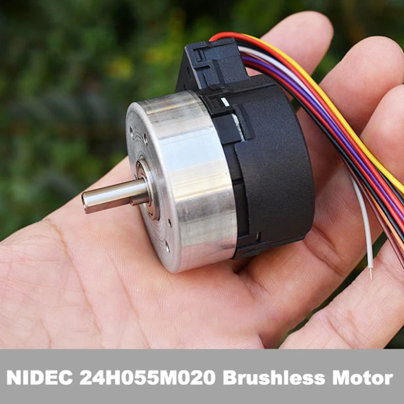 DC 12V Nidec 24H055M020 Brushless Motor Builtin Drive Board Signal