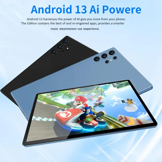 2025 10.1" Android Tablet Octa-Core 4GB RAM 64GB ROM 3