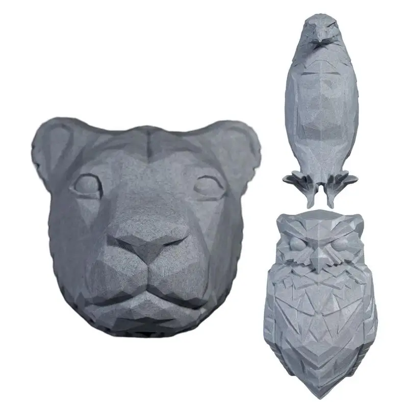 

3D Animal Sconces Wall Light Shadow Light Modern Home Decor Animal Statue Wall Lamp Art Wall Decor Porch Light Home Accessories