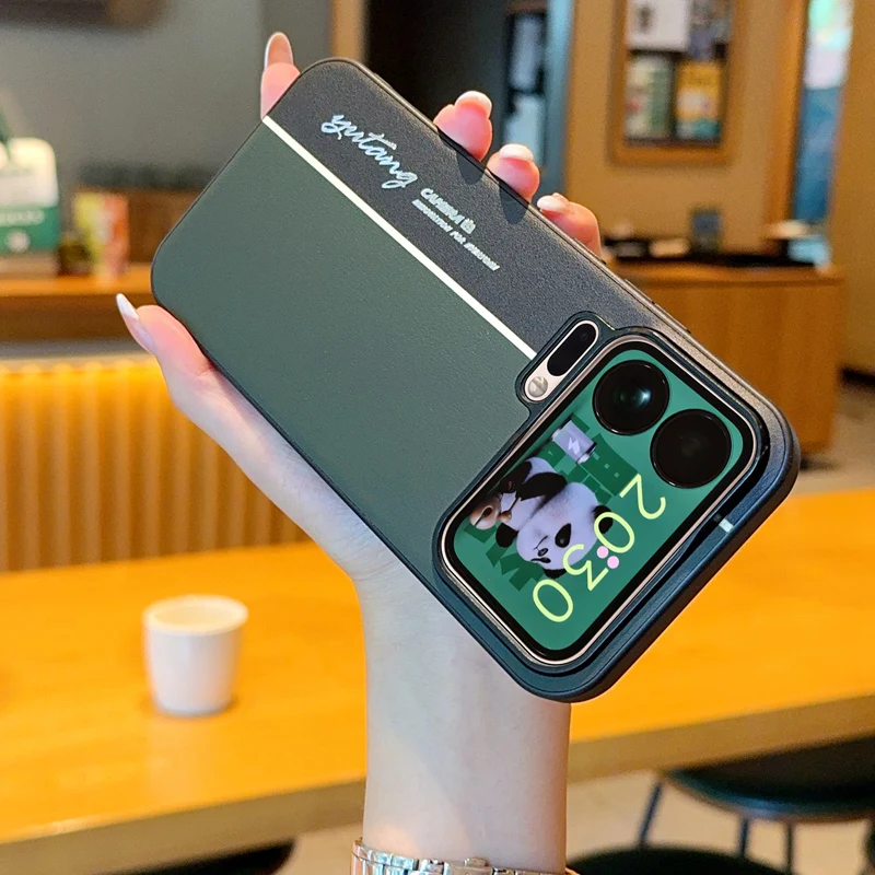 Stylish Color Collision Protective Phone Case with Durable Hard Shell Design