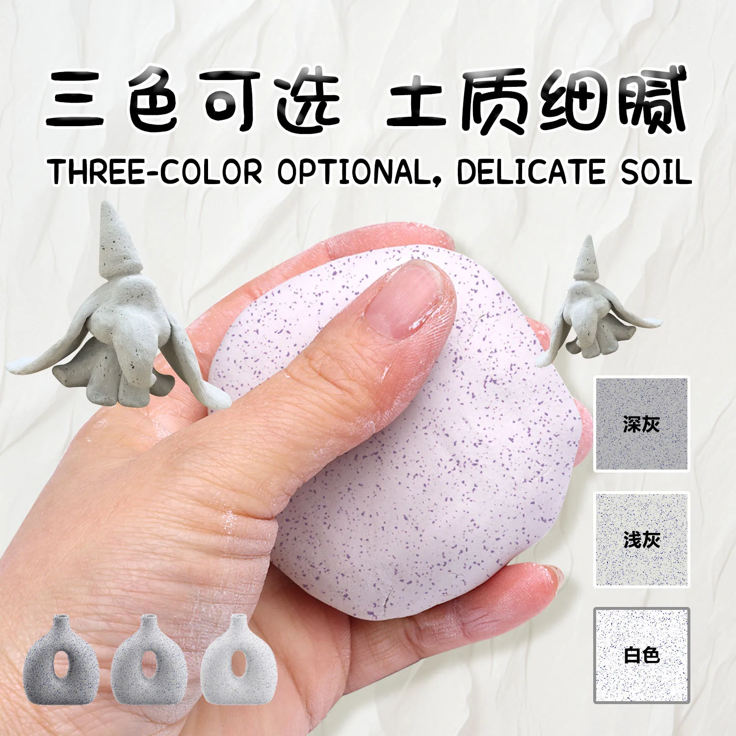 Air Dry Modeling Ceramics Clay for Garden Sculpture DIY